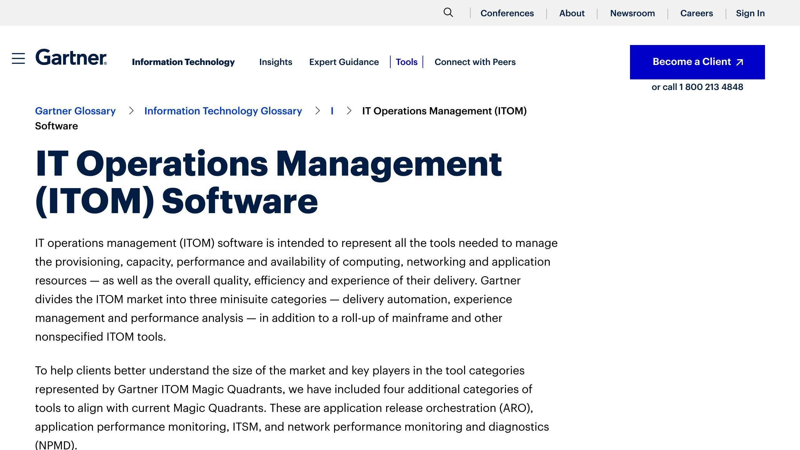 IT operations management