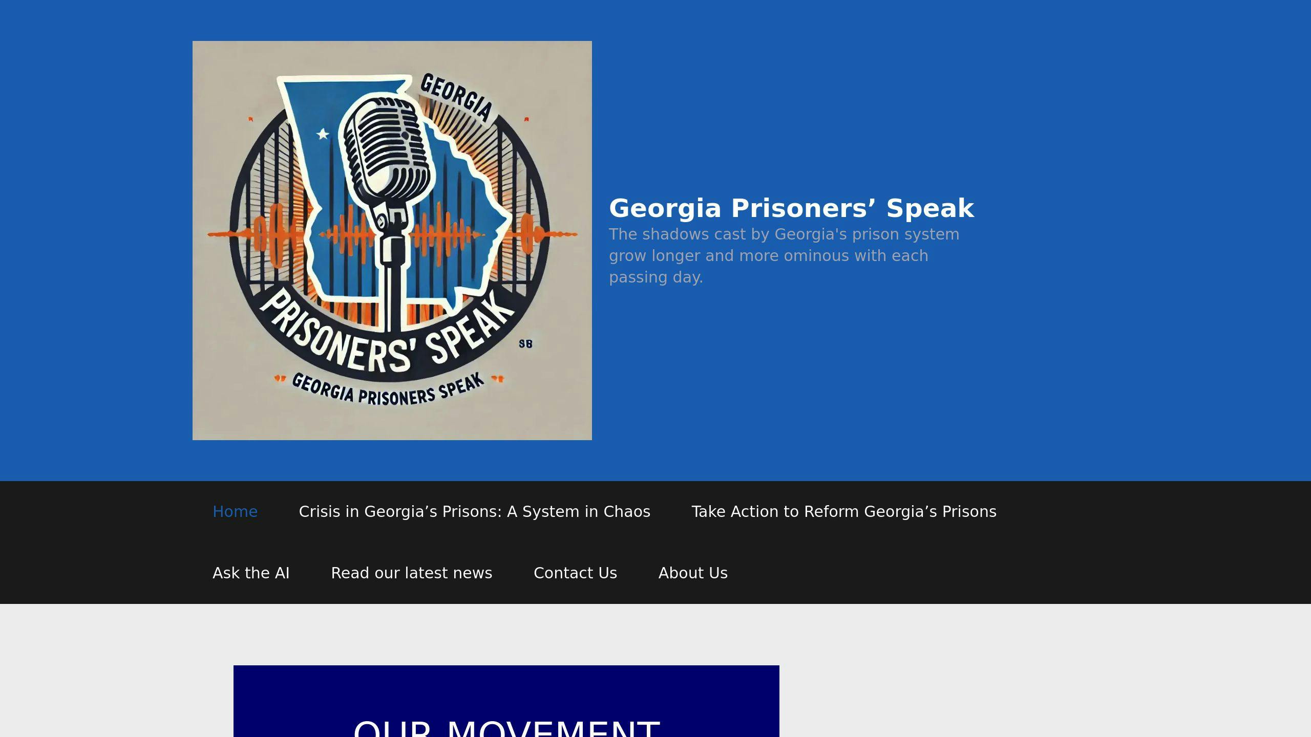 Georgia Prisoners' Speak