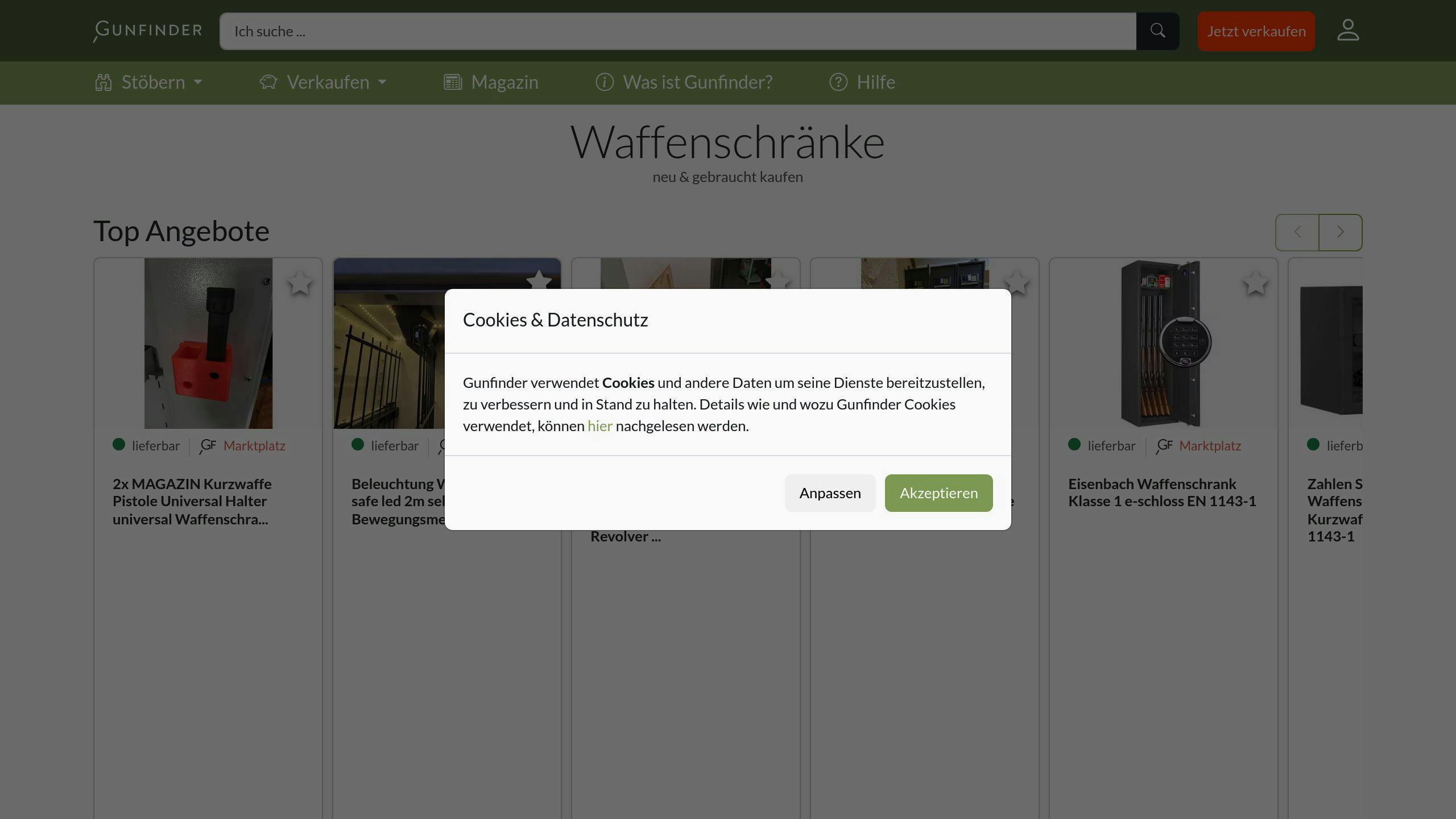 Gunfinder.de