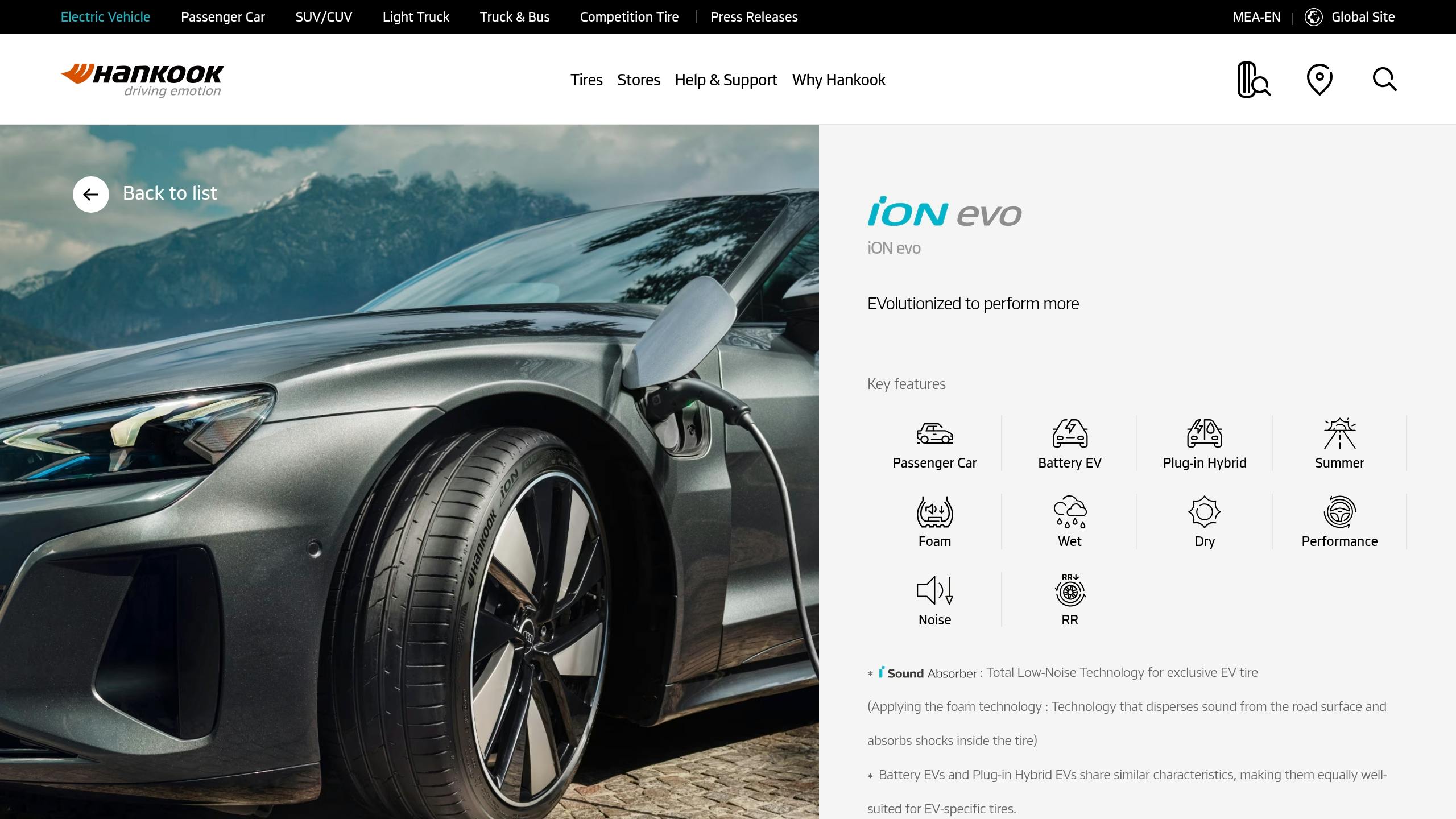 Hankook iON evo