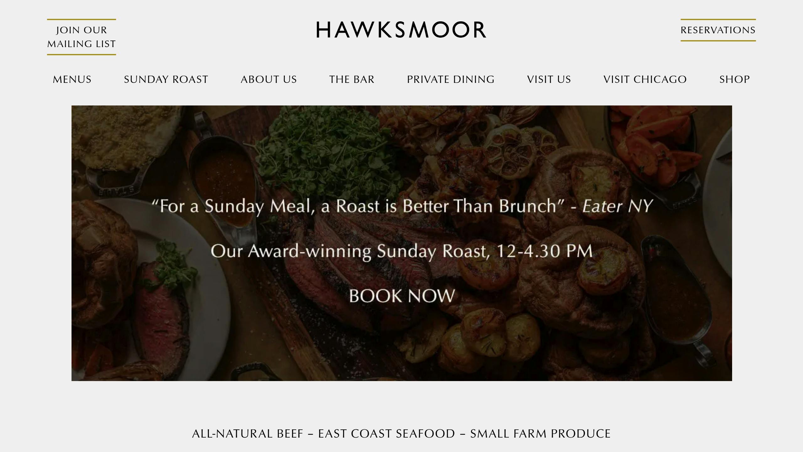 Hawksmoor NYC