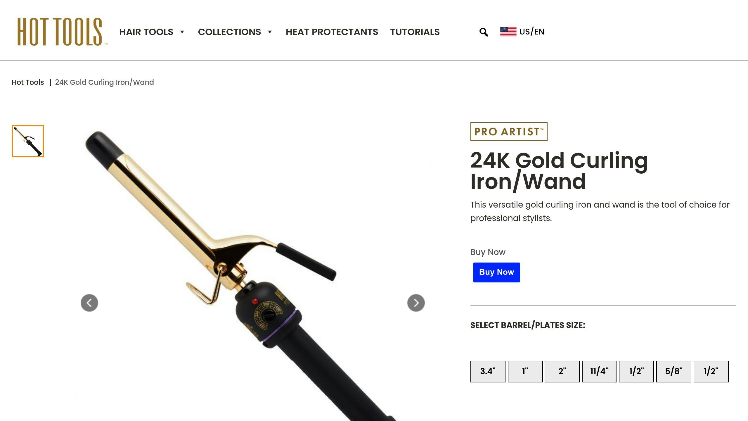 Hot Tools 24K Gold