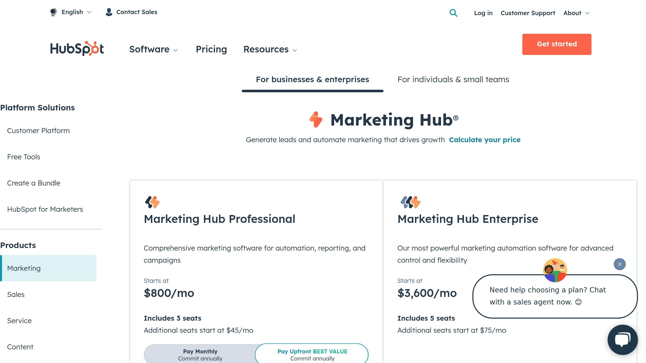 HubSpot Marketing Hub