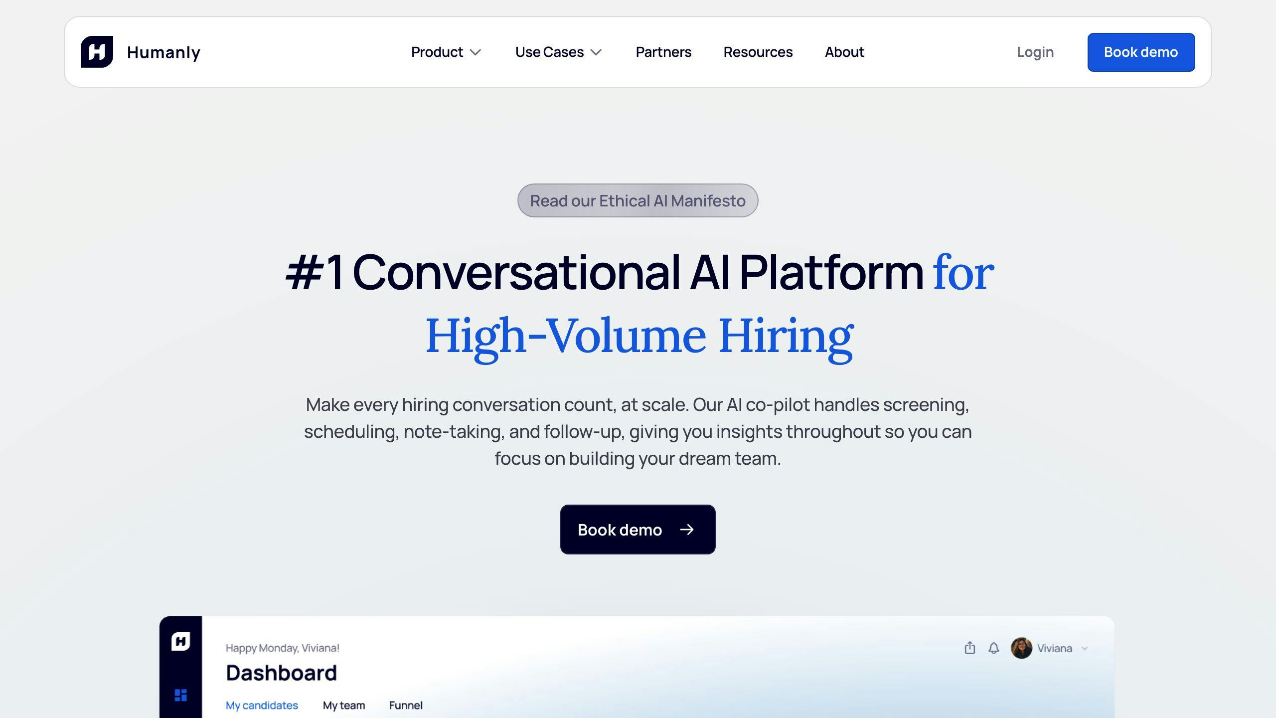 Humanly Chat for Hiring