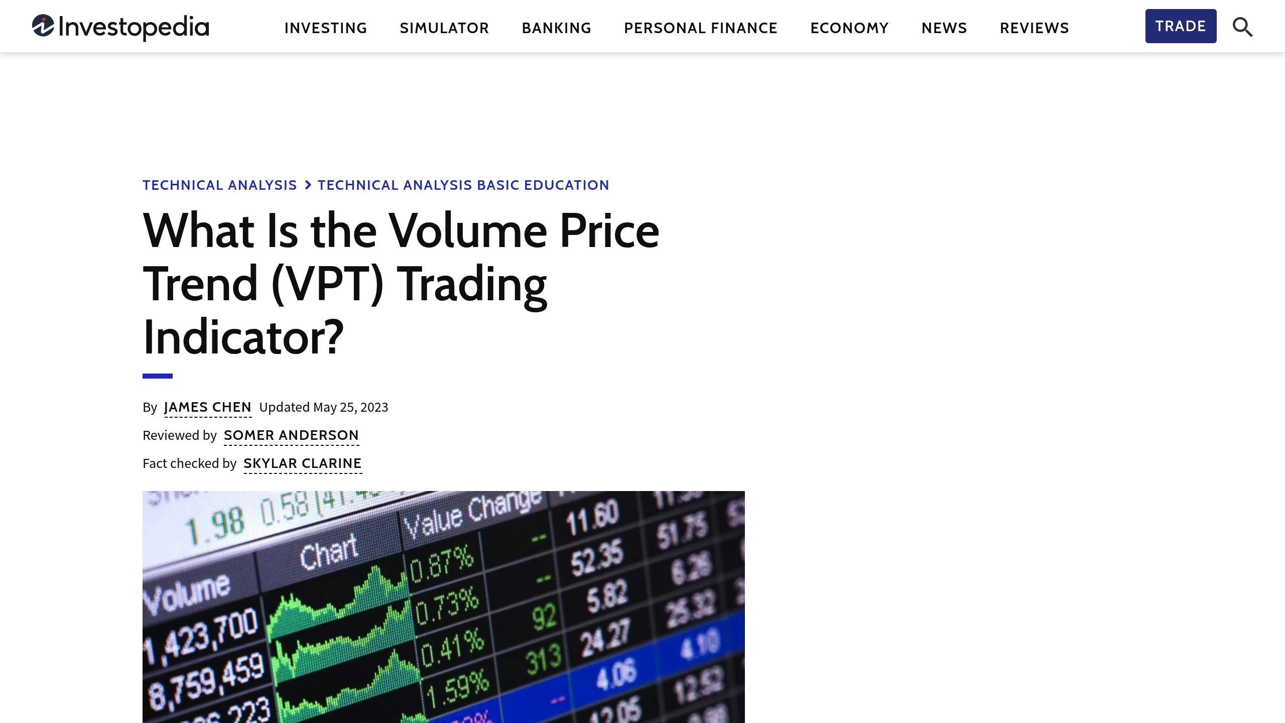Volume Price Trend