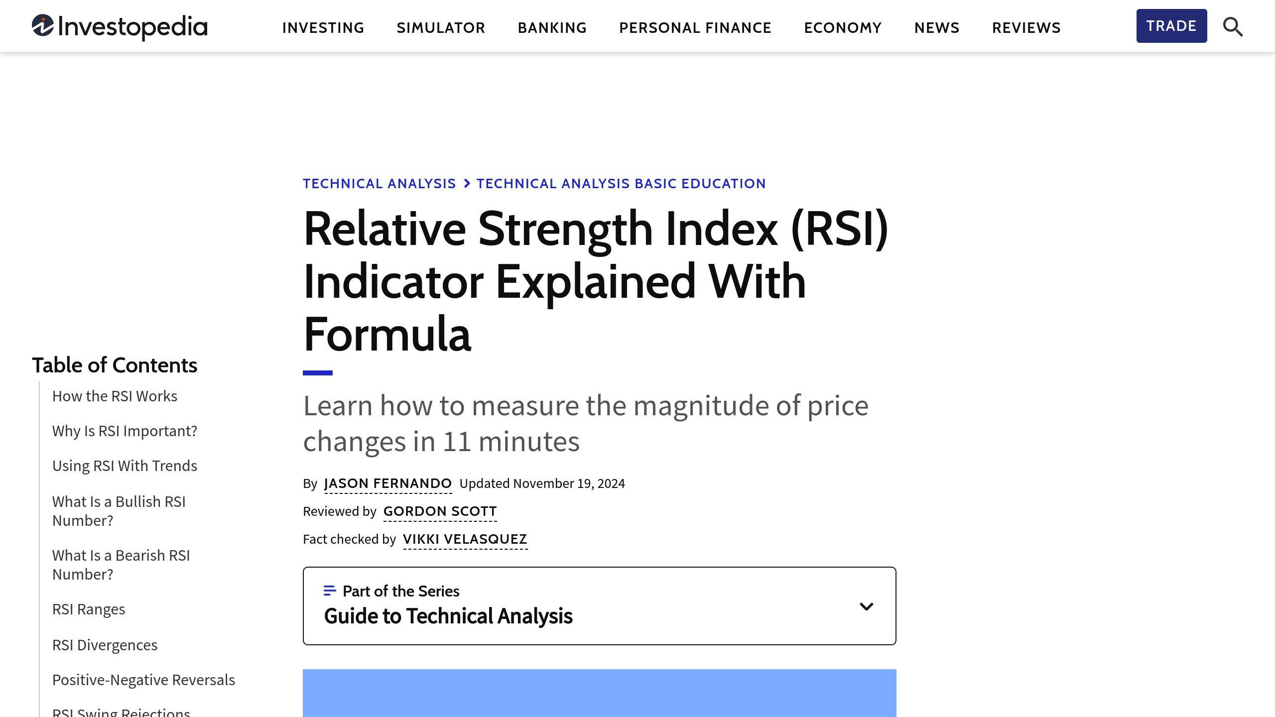 Relative Strength Index