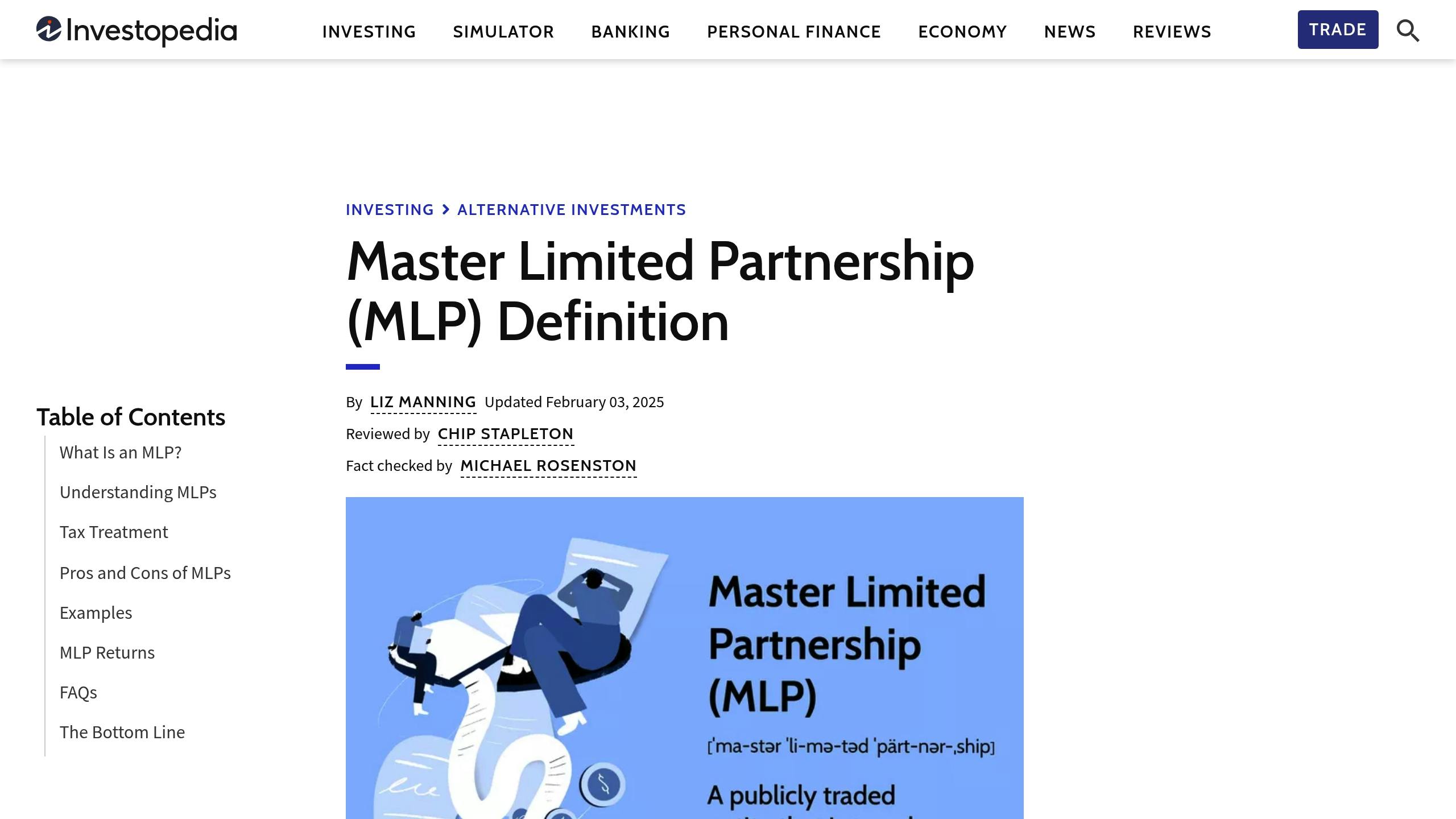 Master Limited Partnerships