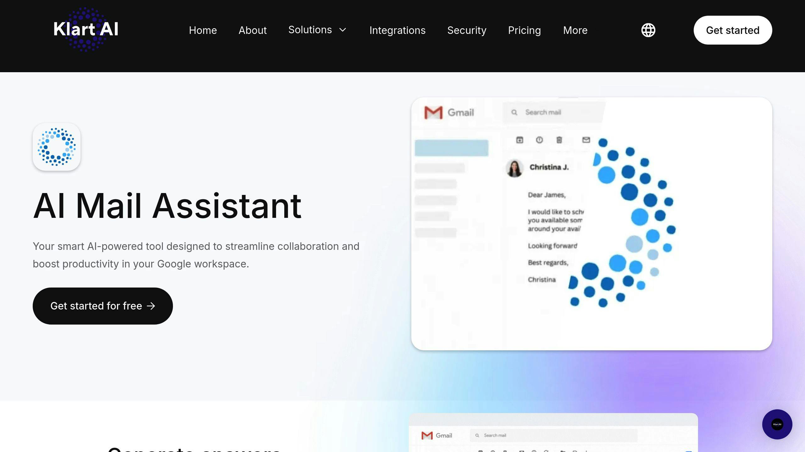 Klart AI Mail Assistant