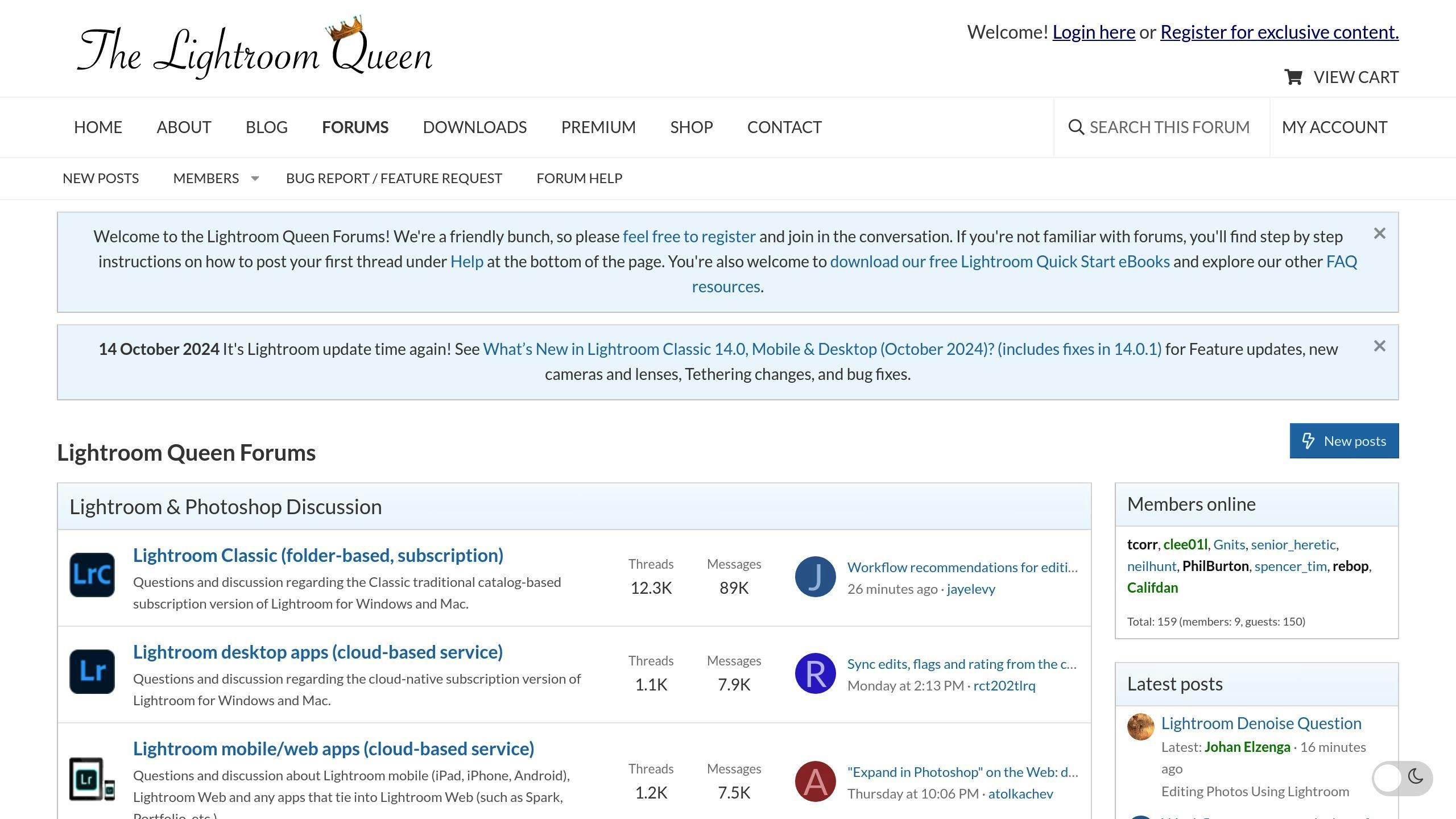 Lightroom Queen Forums