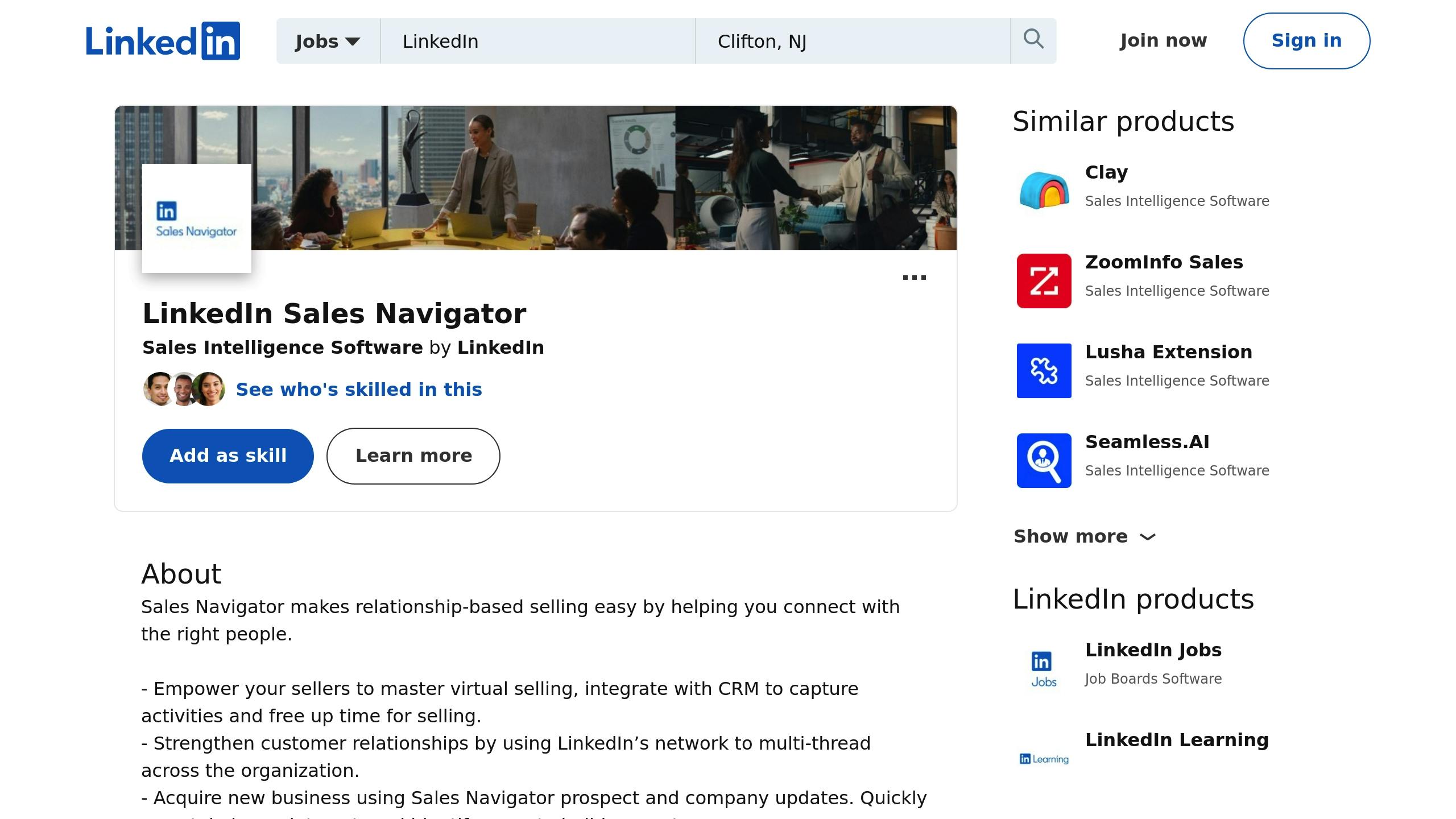 Sales Navigator