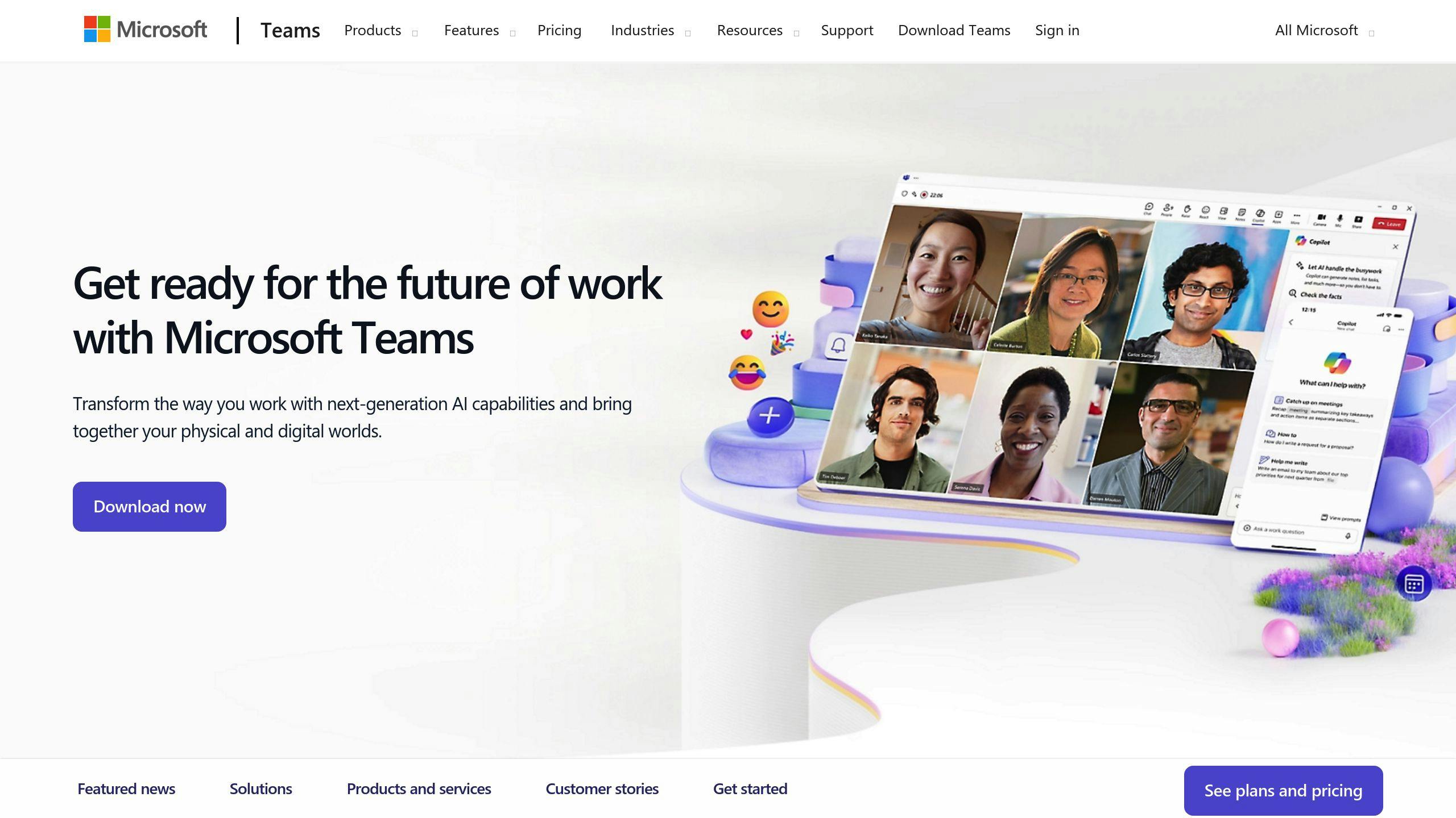 Video Conferencing: Feature Comparison Guide 2 Microsoft Teams