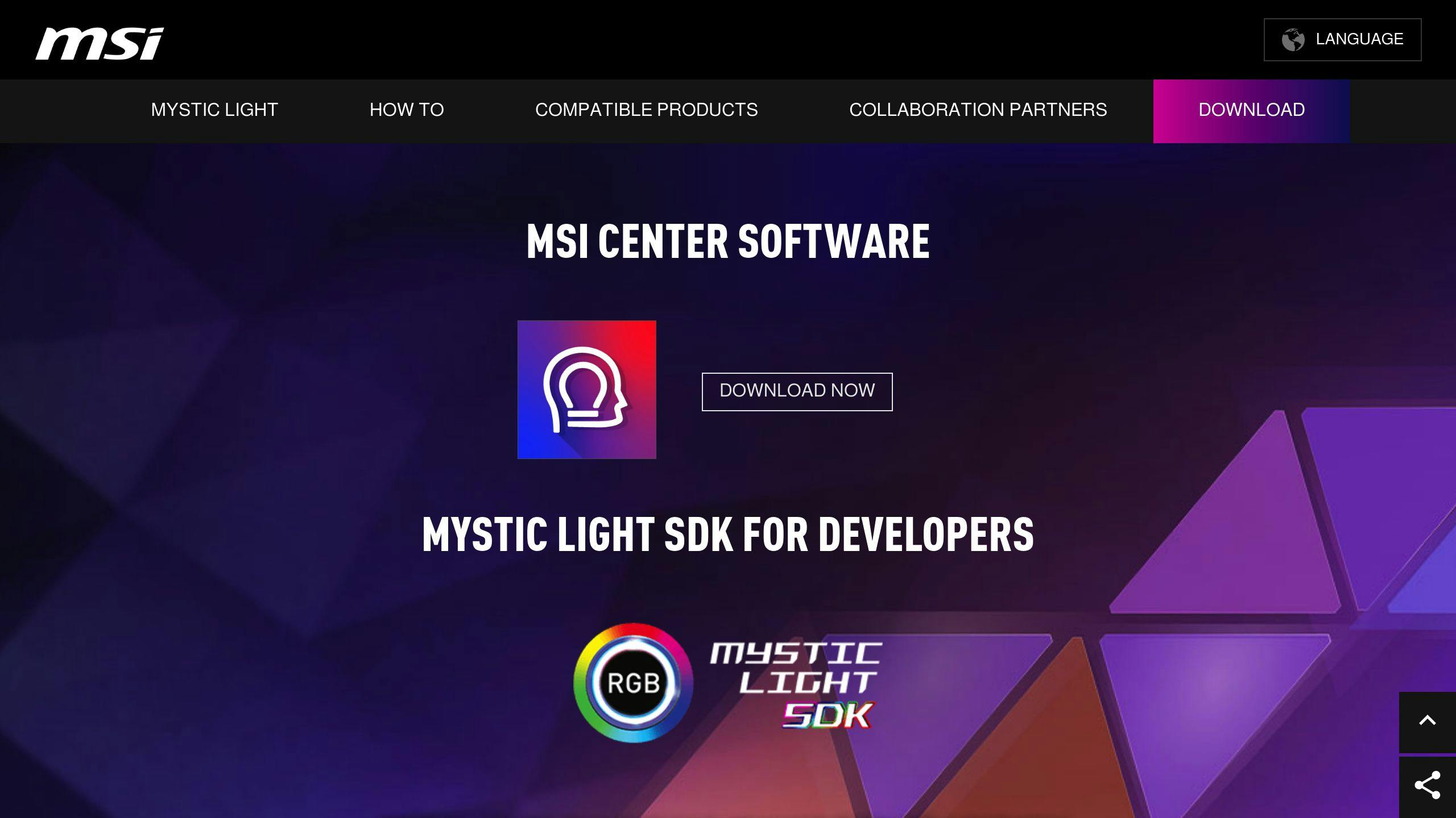 MSI Mystic Light