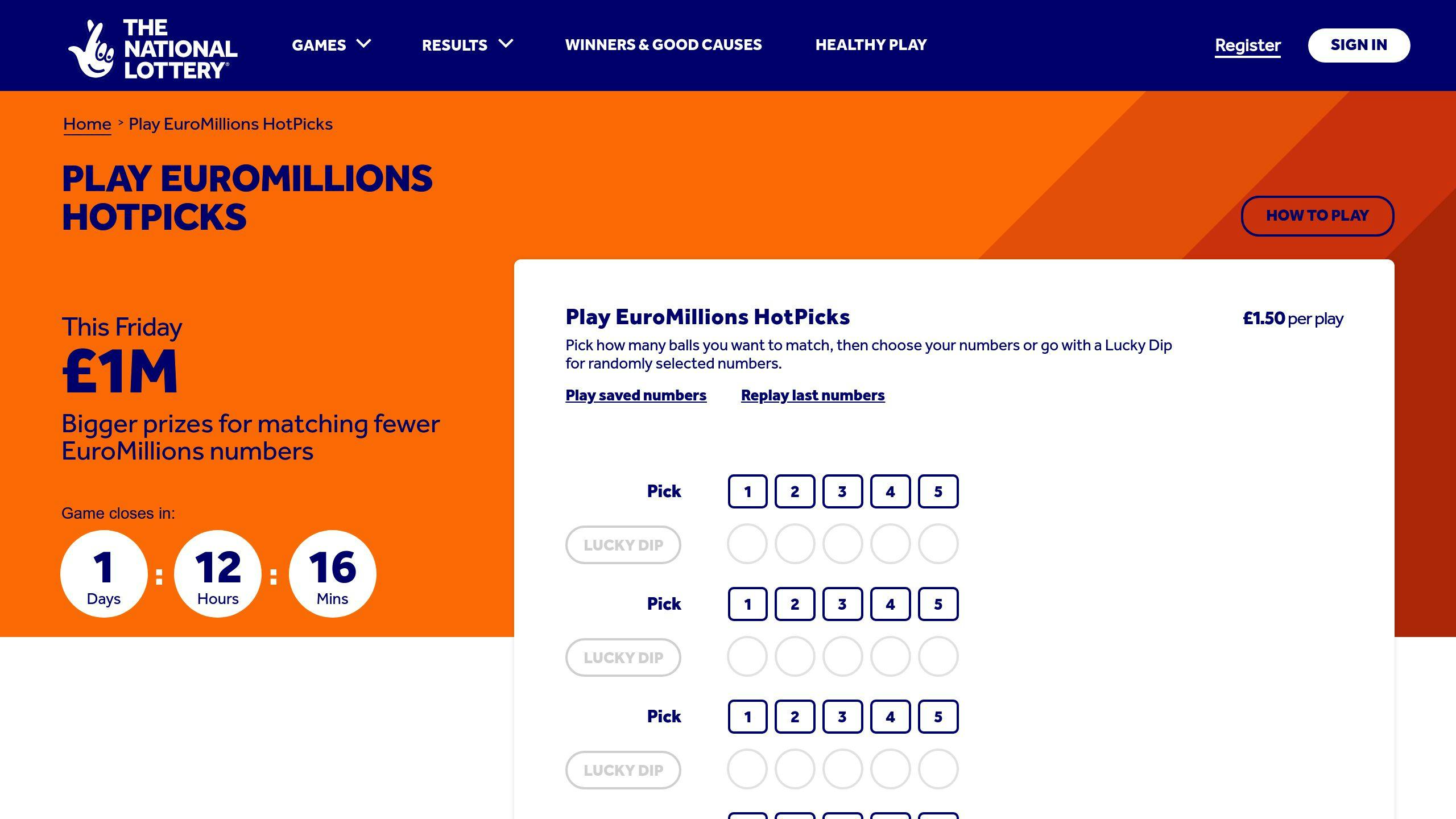 EuroMillions HotPicks