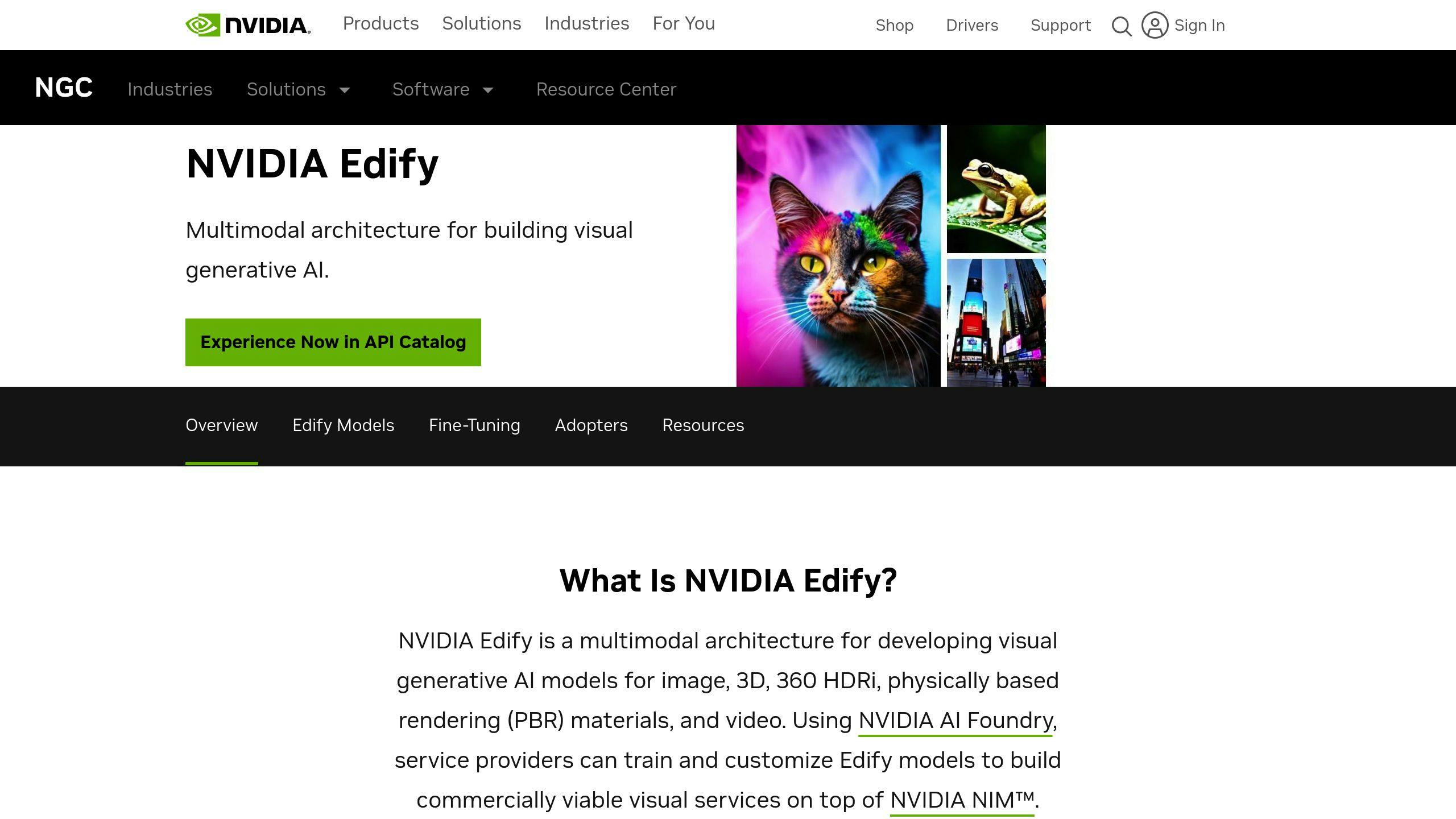 NVIDIA Edify