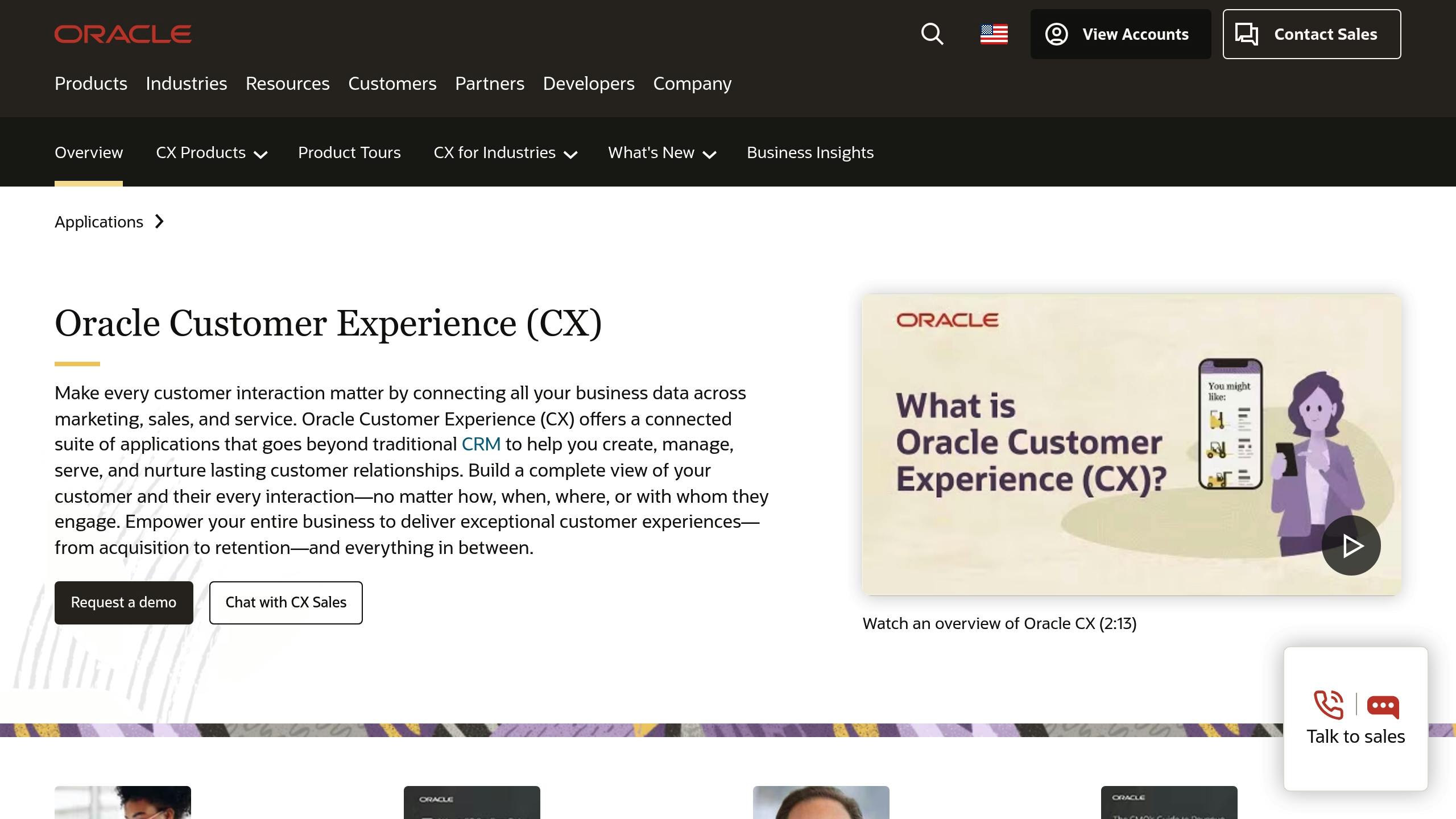 Oracle CX
