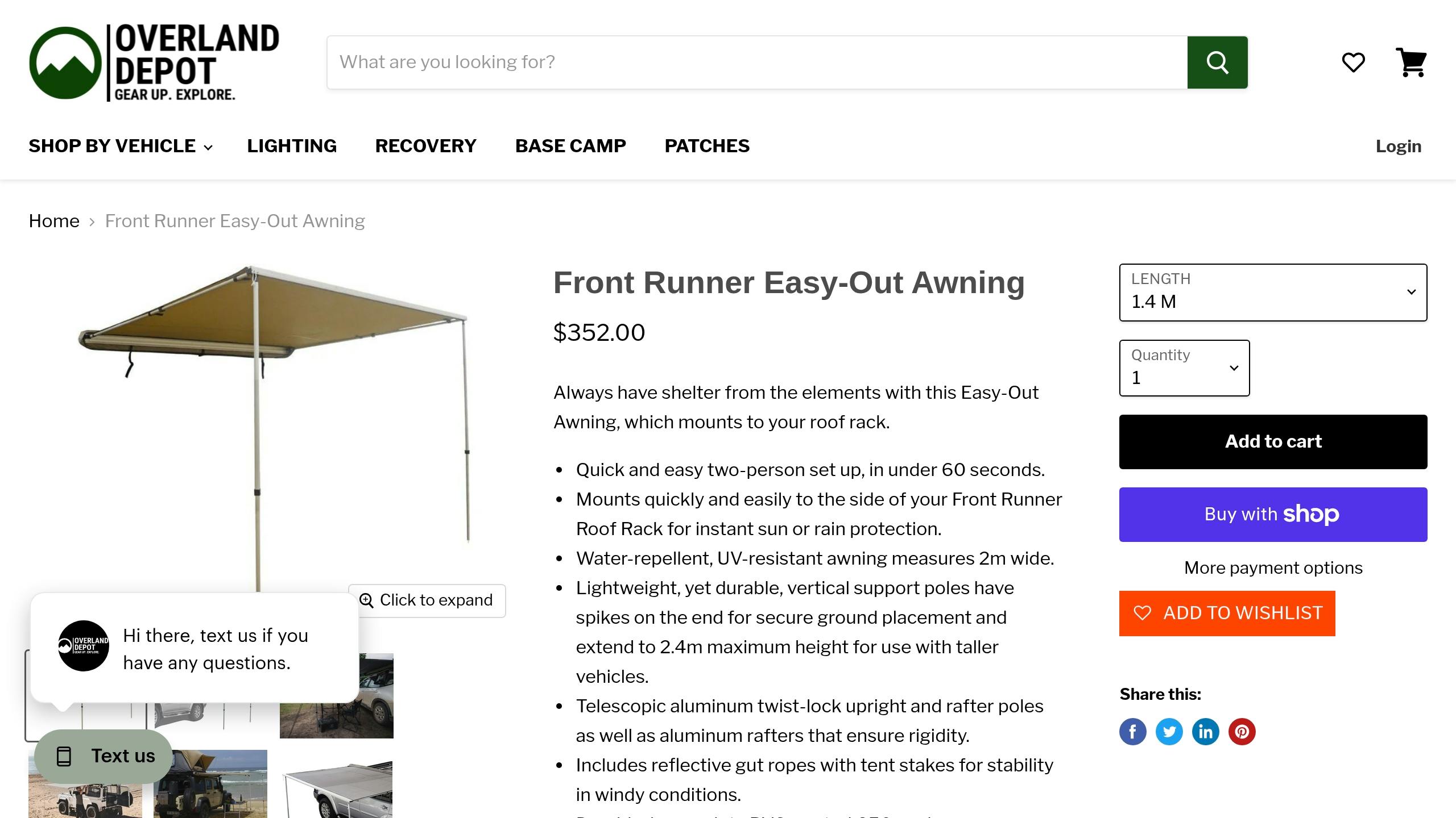 Front Runner Easy-Out