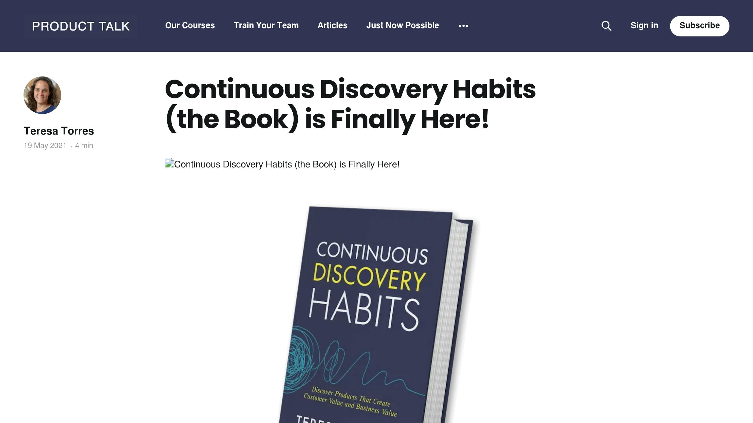 Continuous Discovery Habits