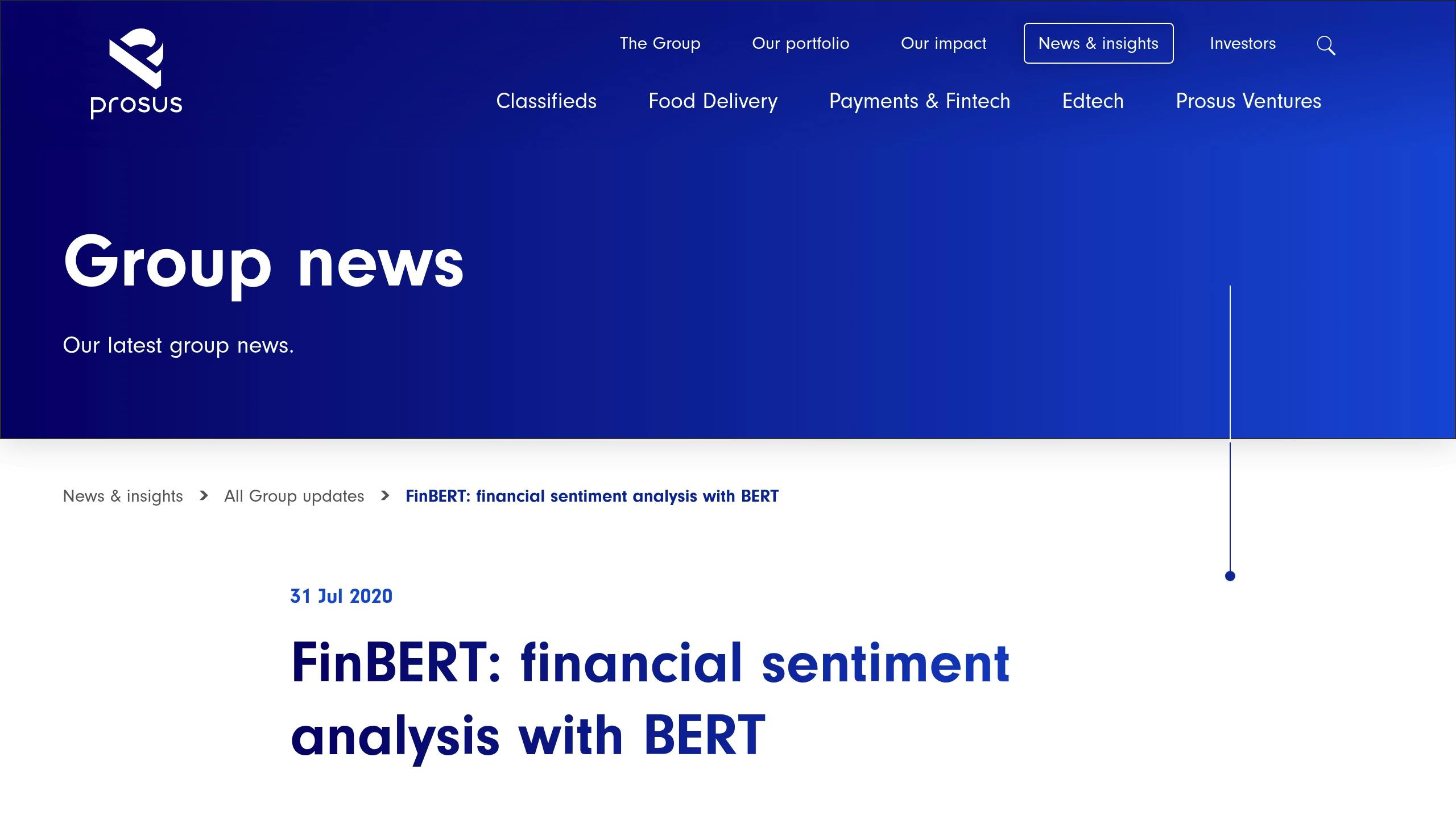 FinBERT Analytics