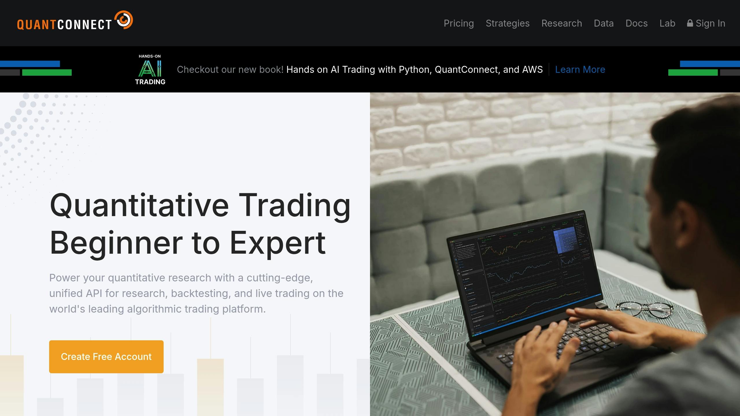 QuantConnect platform screenshot