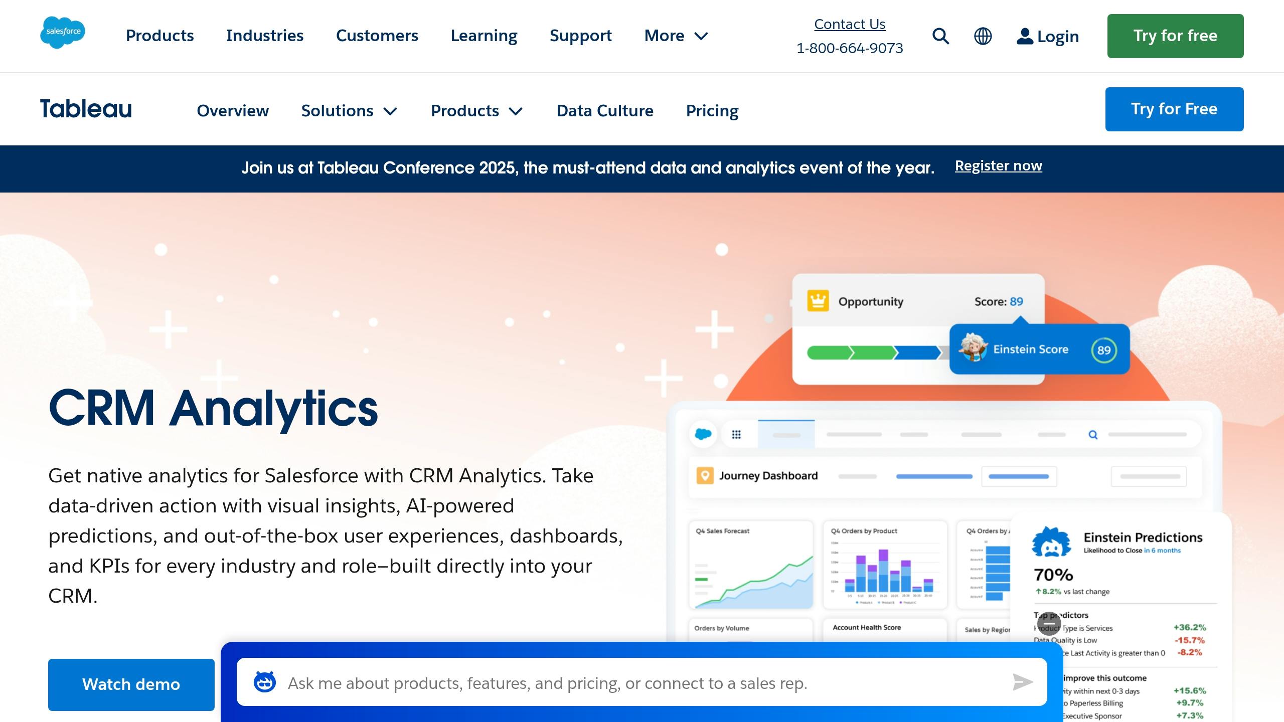 Salesforce Einstein Analytics