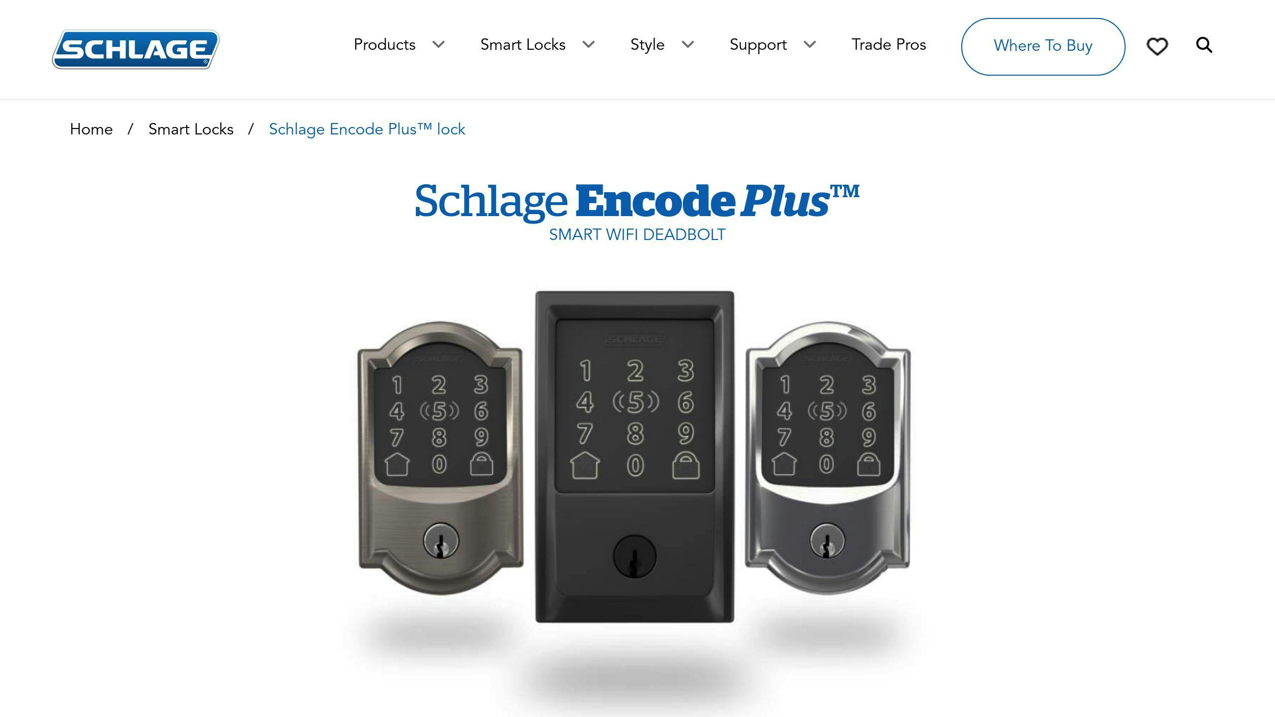 Schlage Encode Plus