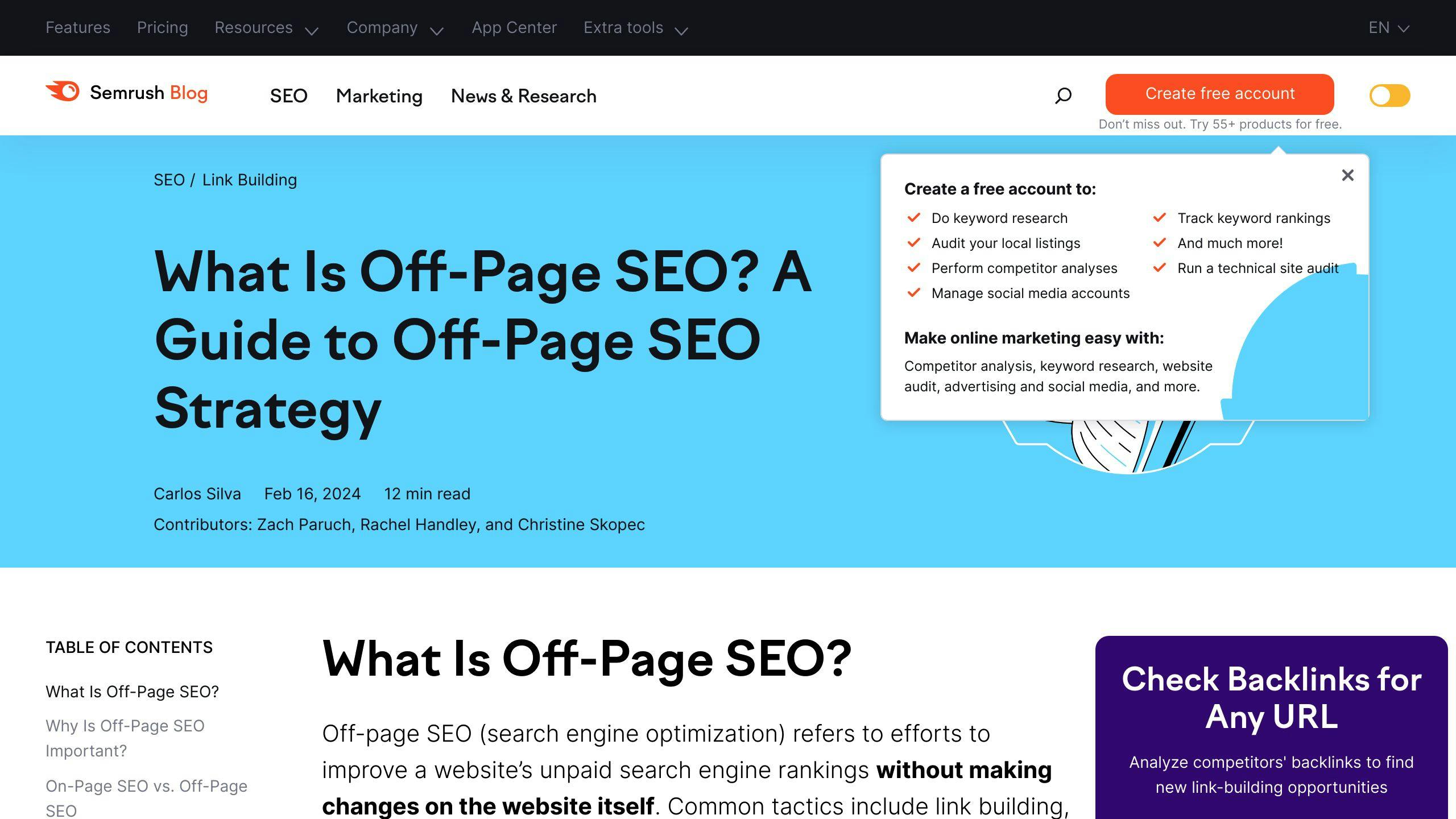 Off-Page SEO