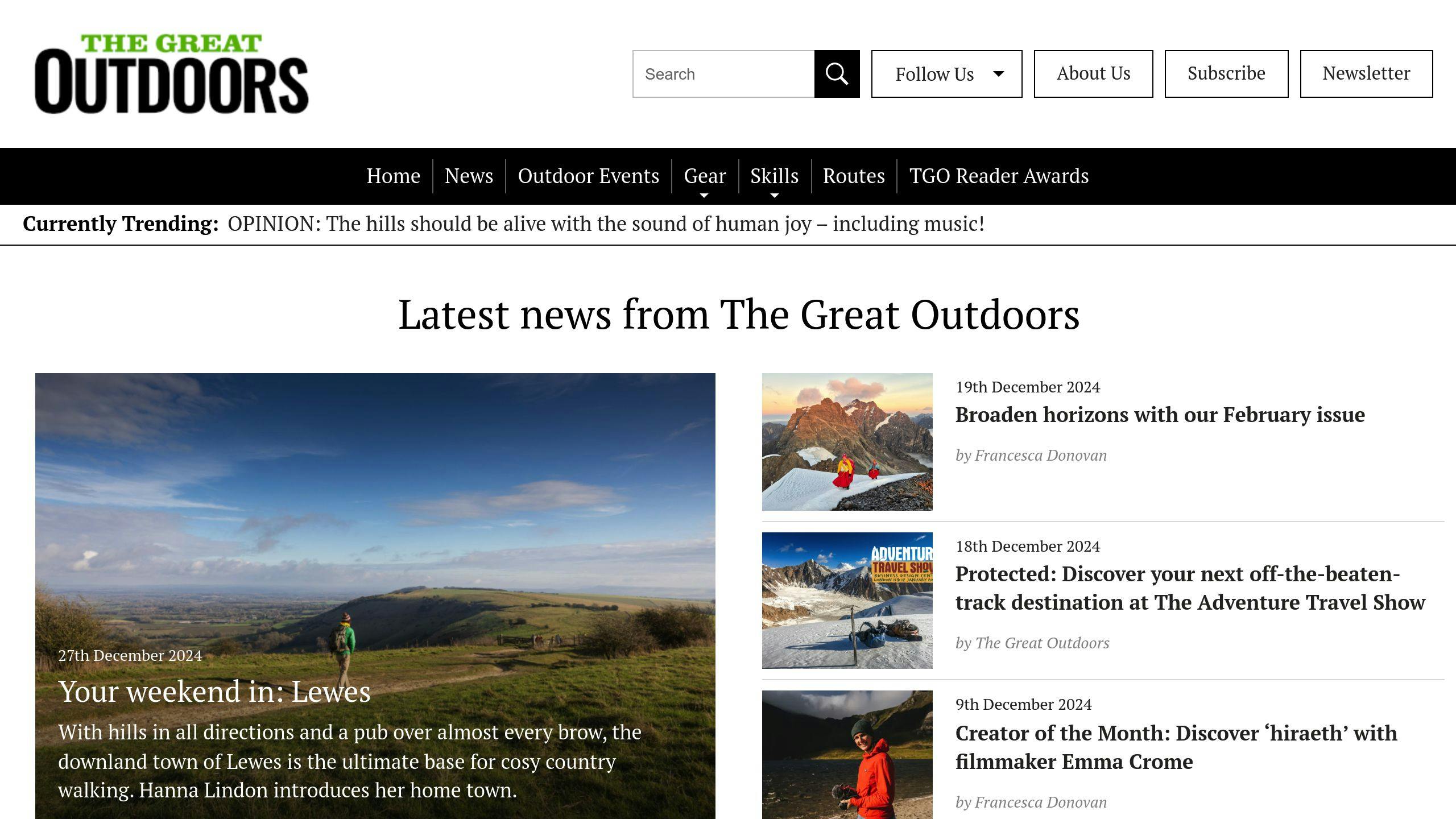 The Great Outdoors Magazine