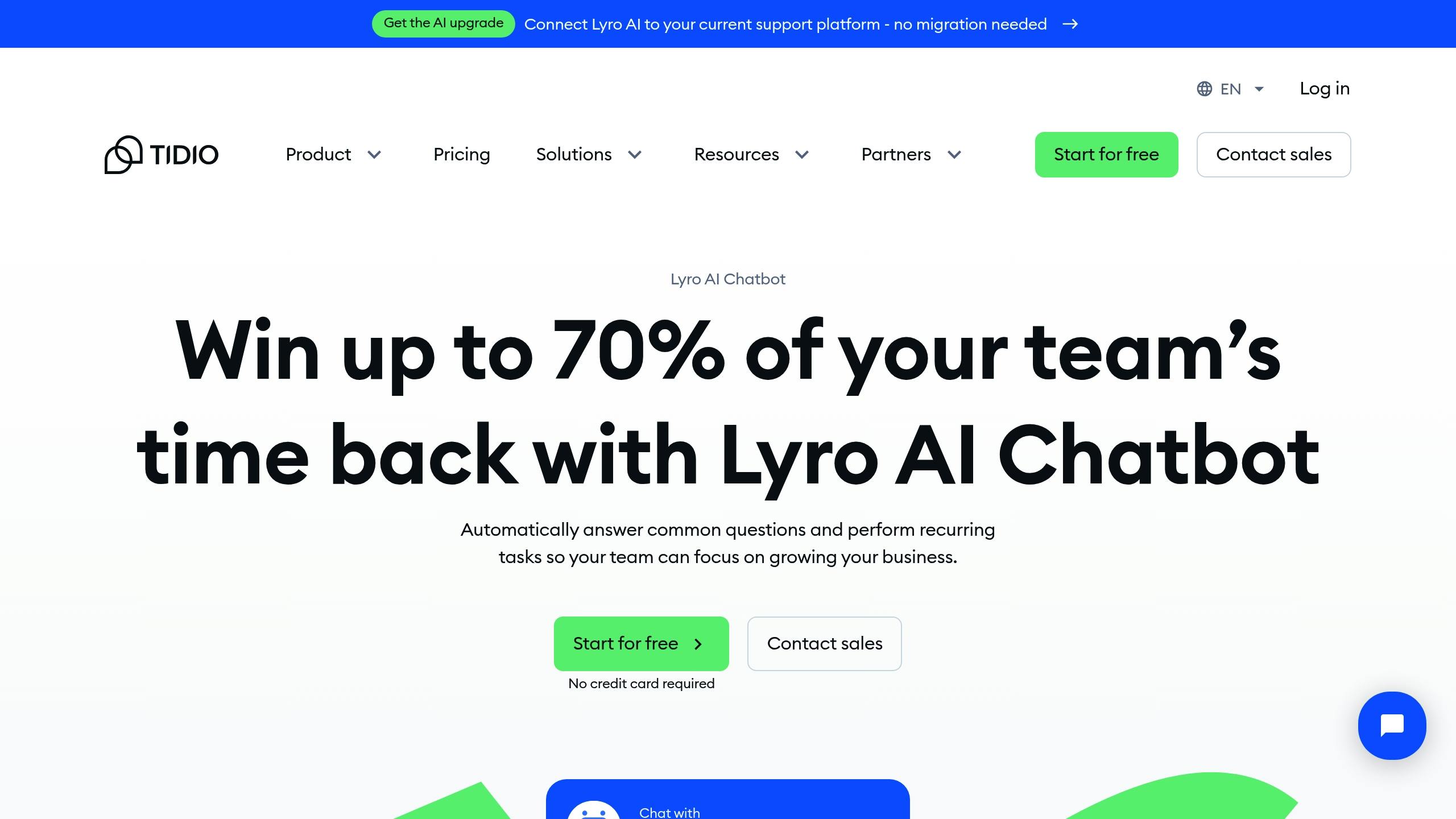 Tidio Lyro