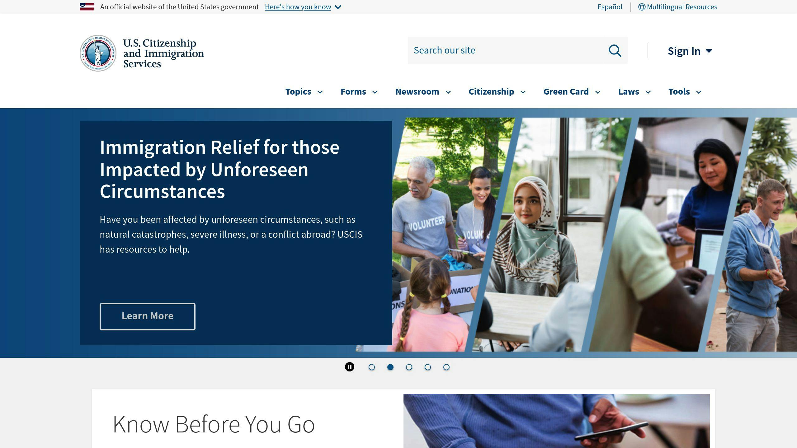 Uscis processing time updates 2025 hispanic vista