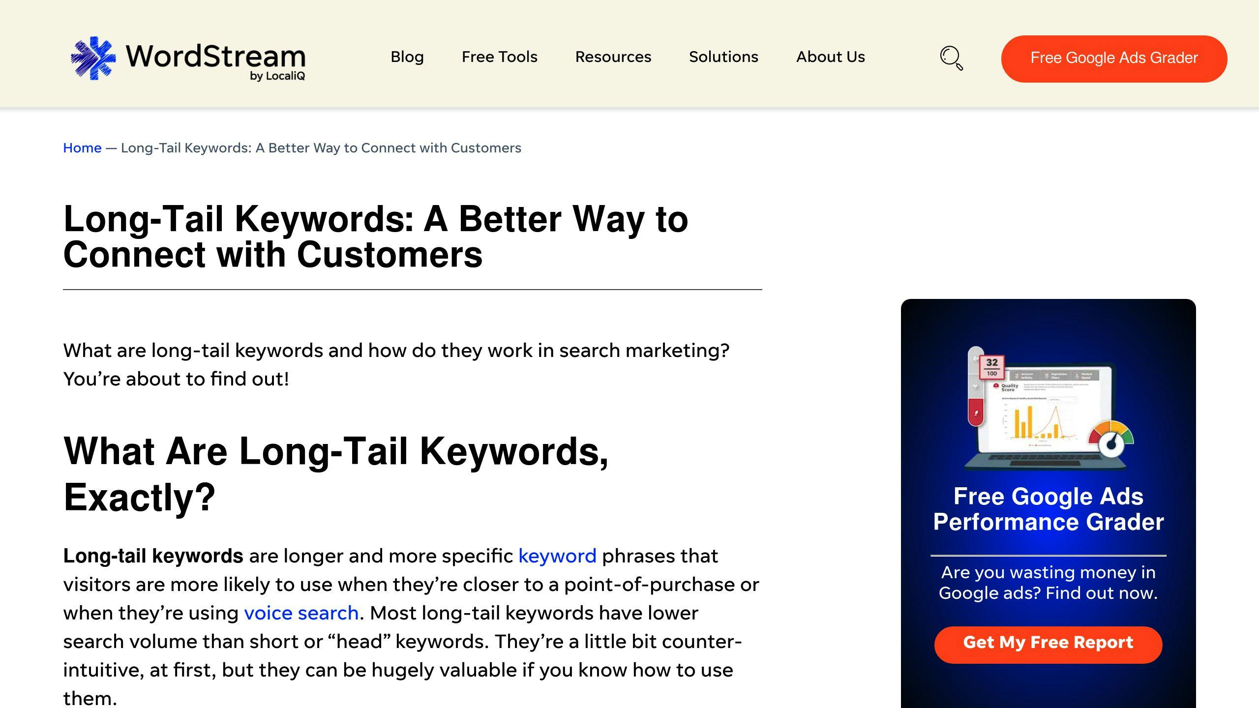 Long-Tail Keywords