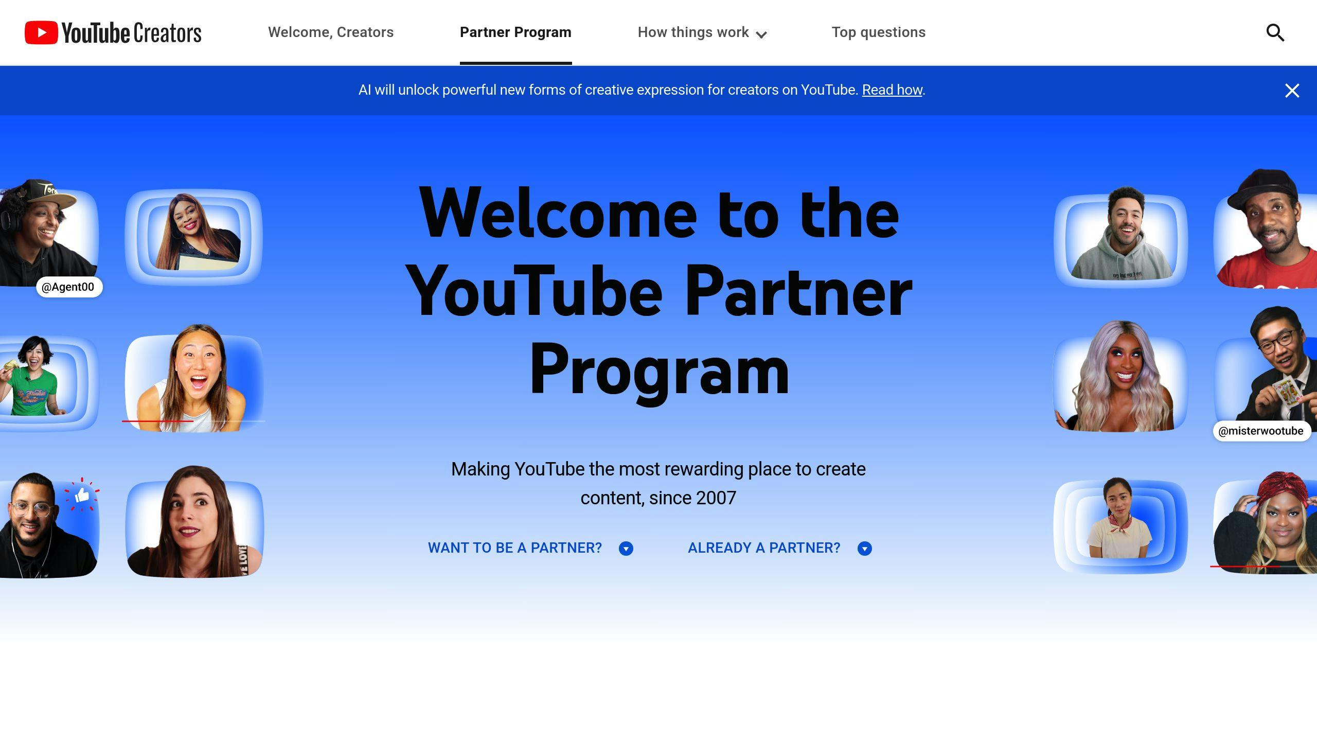 YouTube Partner Program