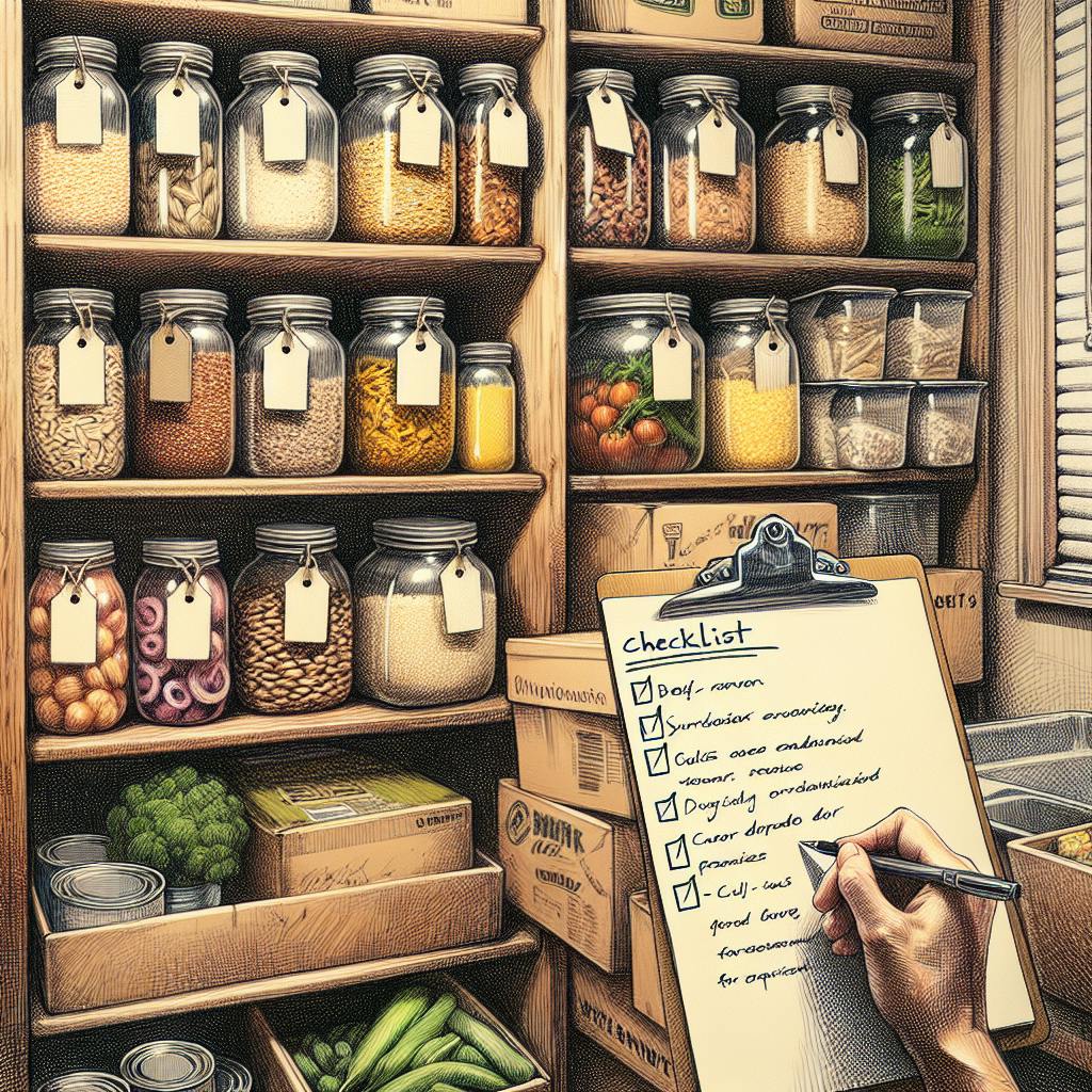 Preppers Food Storage Checklist: Budget-Friendly Tips