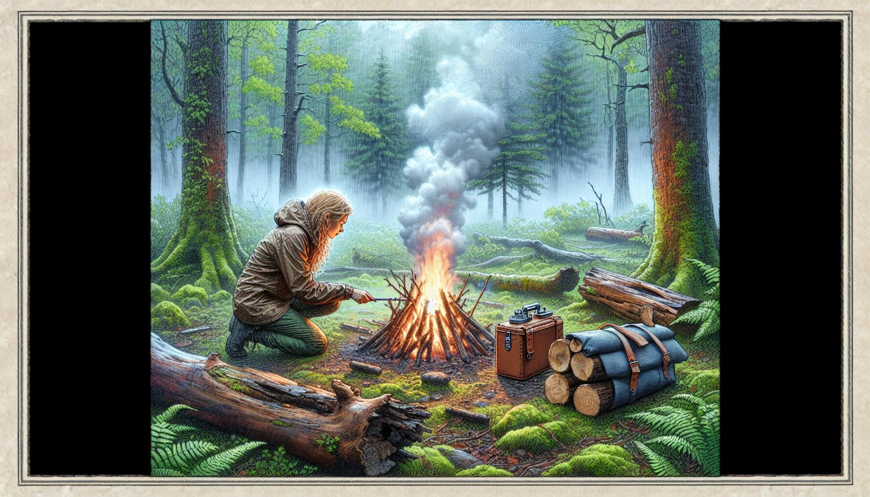 Pocket Bellows Fire Starting Simplified