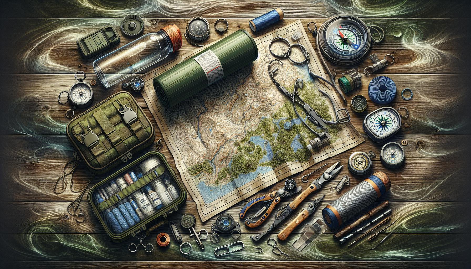 Hiking Survival Kit Essentials