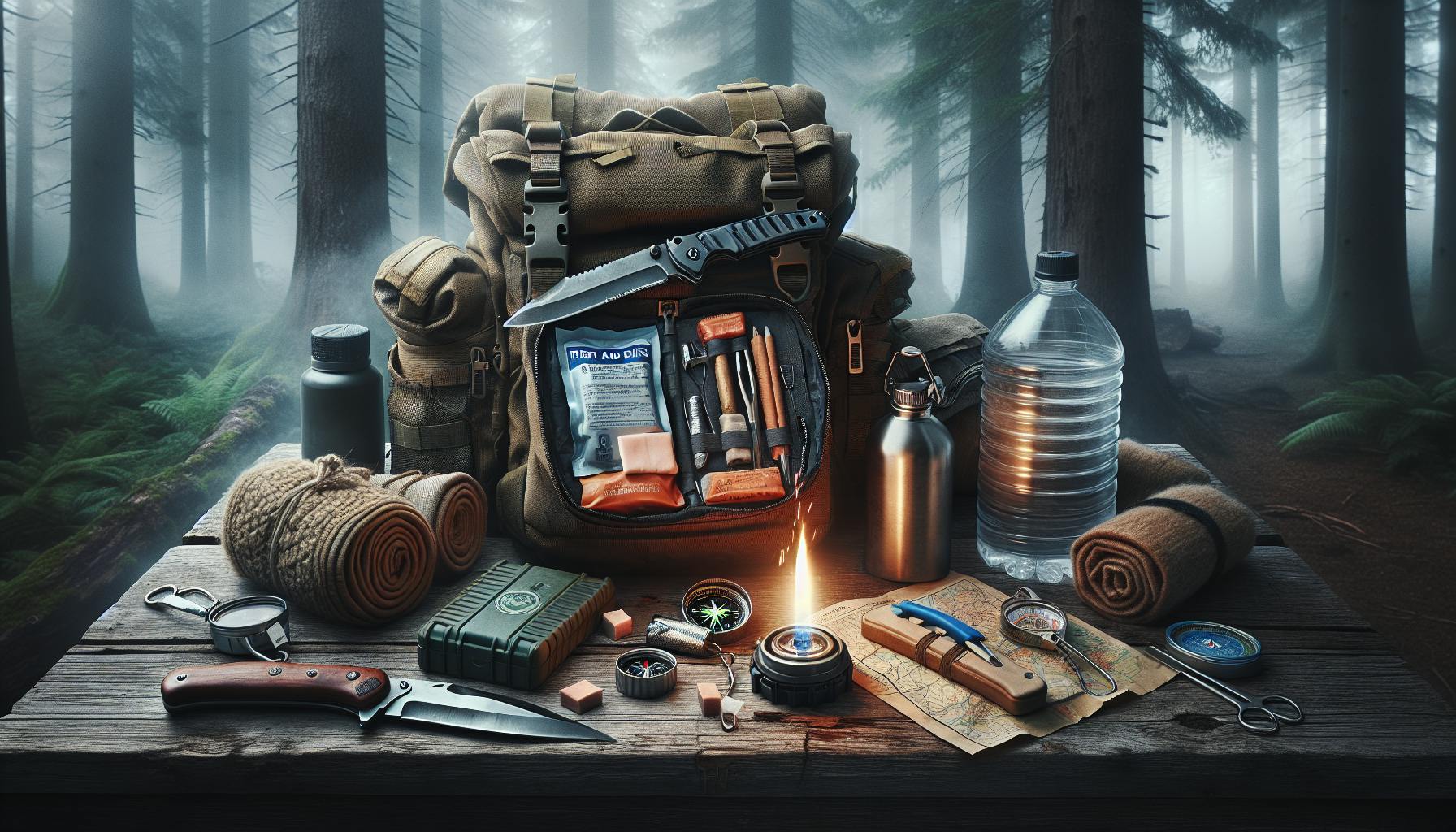 Survival Backpack with Gear Essentials