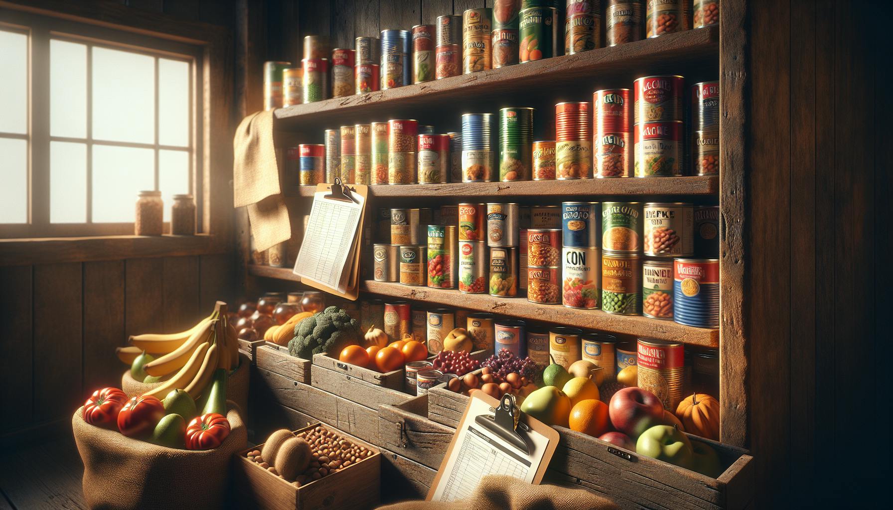 Prepper Canned Food Essentials