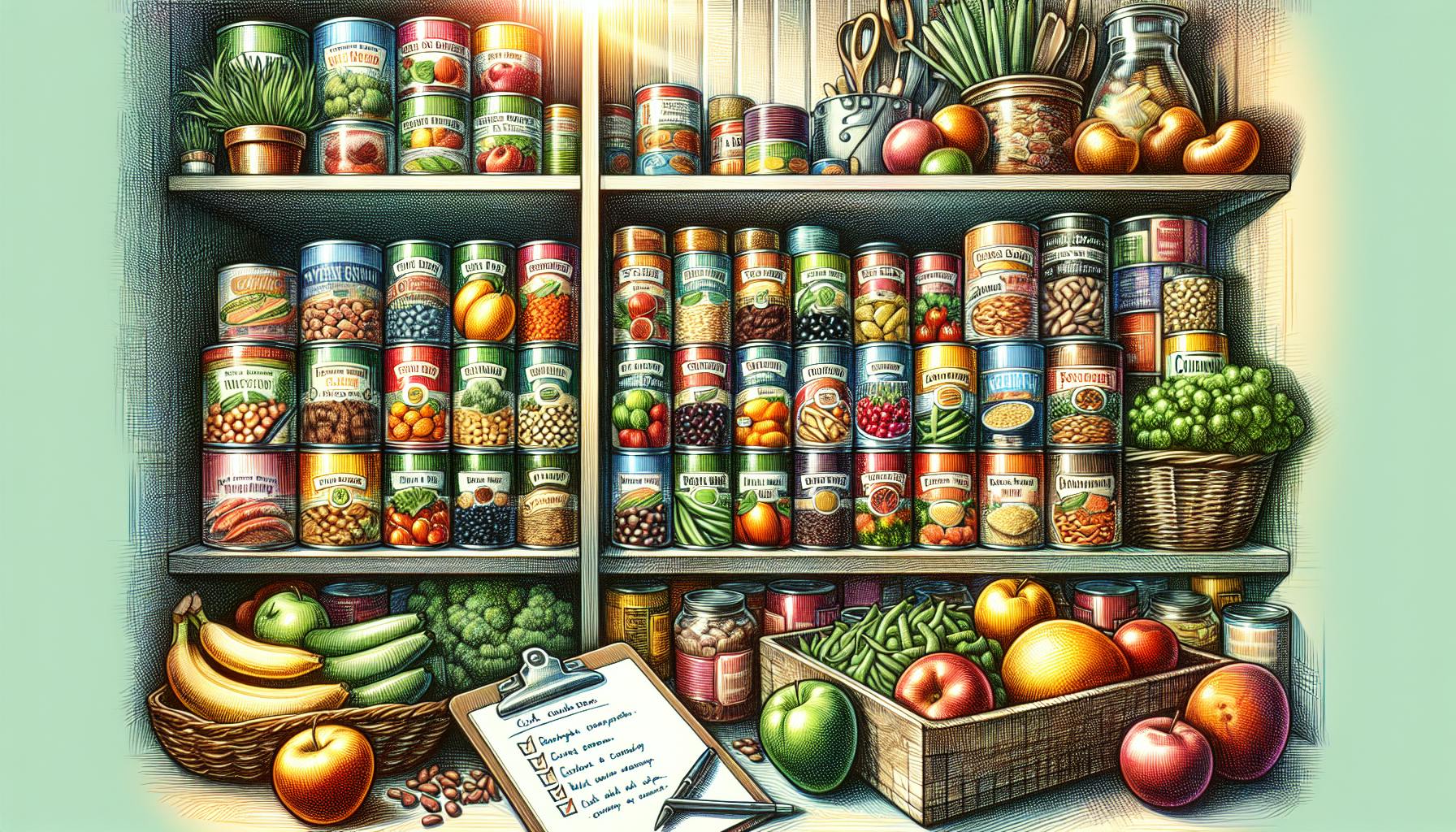 Canned Food Stockpile Essentials